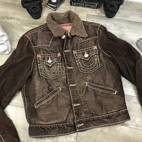 true religion corduroy jacket